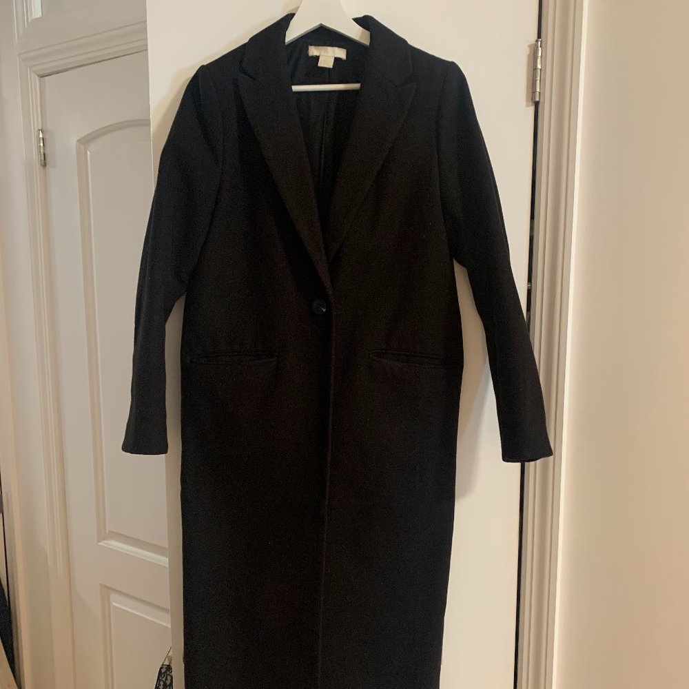 HM Long Black Coat